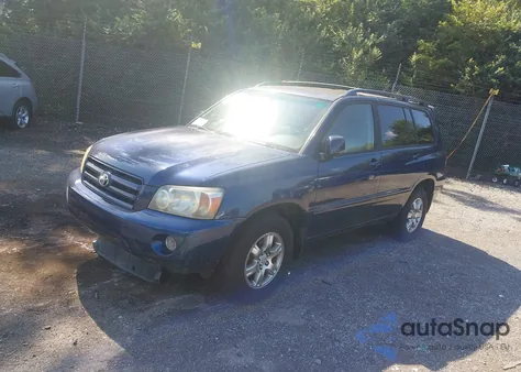 2007 Toyota Highlander V6 from USA, damaged, VIN JTEGP21A870144236